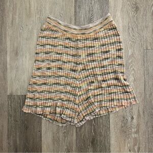 Free People Multi-Color Knit Shorts